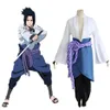 Naruto cosplay shippuden sasuke uchiha 3 generation cos kläder naruto cosplay 3rd ver kostymdräkt med ammande238w