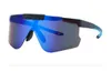 PRIMAVERA verano hombres moda clamshell gafas de sol motocicleta gafas mujeres Dazzle color Ciclismo Deportes Viento al aire libre Gafas de sol marco grande polarizado