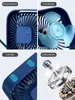 Electric Fans Topk USB Desk Fan Strong Airflow Tyst drift Speed ​​Wind Mini Table Fan 360 Rotertable Head For Home Office Bedroom Table