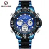 Top Brand Goldenhour Men's Sports Watch Men Men Quartz Digital Male Horloge Relogio Hombre Affiche de bracelet imperméable Relogie Masculin263V