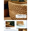 Cat Beds Furniture Pure Manual Rattan Woven Nest Four Seasons General Dandelion Cool Bed Scratch Board Pet Products 221010 Drop De Dhxn7