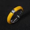 Anillos de boda 925 plata creativa Retro colorido esmalte anillo femenino minimalista flor para damas fiesta compromiso joyería regalo 230714