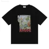 T-shirts masculinas T-shirts de grife T-shirts masculinas com estampa de maré T-shirt de algodão gola redonda manga curta High Street Hip Hap Over size channelj0714