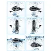 電気/RCボート6チャネルRC潜水艦モデルミニスピードボートシミュレーション水中リモートコントロール航空機玩具ギフト防水R/Cシャーク230714