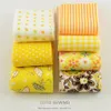 Booksew 100% coton tissu F036 # 7pcs / lot or jaune ensemble jelly roll bandes patchwork patchwork 5cm x 100cm pour le bricolage à la main crafts215c