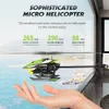 ElectricRC Vliegtuigen Parkten 20 24G RC Helicopter 6CH 6Axis Gyro 3D6G Dual Borstelloze Motor Arobatic Drone Voor volwassen Speelgoed 230713