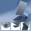 Mobile iphone15 stand desktop mobile phone stand table top foldable portable metal tablet iPad universal lazy person stand