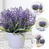 Dekorative Blumen gefälschte Dekore Lavendel Topf Bonsai Haushalt falsche Ornament künstliche Pflanzen Zuhause