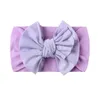 Baby Girls Soft Nylon Nylon Hairband Fashion Handmade Bowknot مرنة على نطاق واسع من إكسسوارات العطلات