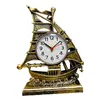 Table Clocks Sailboat Shape Sailing Statue Home Decor Decoration Alarm Clock Desk Bedside For Bedroom Adults Teens