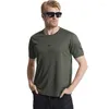 T-shirt da uomo Estate T-shirt manica corta da uomo Quick Dry Tattico militare Top Tasche Sport all'aria aperta O-Collo Harajuku Mens