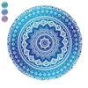 Tapestries 1 5M 1 5M Mandala Round Tapestry Summer Beach Picnic Throw Rug Blanket Bohemia Mats Mattress Camping Bed Sleeping Pad 230714