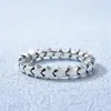 Cluster Rings Stylever Original 925 Sterling Silver Surround Star Cute Stackable Dating Ring For Women Wedding Luxury Quality Jewelry