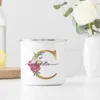 Tassen Personalisierte Tasse Goldene Initiale und Namenstasse Benutzerdefinierter Name Personalisiertes Geschenk Kaffeetasse Weihnachten Geburtstag Hochzeit Feiertagsgeschenke R230713