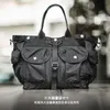 Plunjezakken Maden Crossbody-schoudertas met grote capaciteit Handheld Computer Messenger Bag Zwarte mannelijke handtas Wandelrugzak Travel Satchel 230714