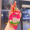 Fashion blogger designer jewelry Creative cartoon calculator keychain computer jewelry pendant mobile phone Keychains Lanyards KeyRings wholesale YS85