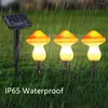 Landscape Light Sharp Stake Solar Floor Lamp Energy Saving Holiday Decor Mushroom Outdoor