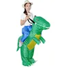 Uppblåsbar dinosaurie cosplay kostym rolig fest vuxna barn halloween2226