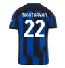 Tifosi Giocatore 23 24 LUKAKU InterS LAUTARO Milan maglie da calcio ANNIVERSARIO CORREA DZEKO BARELLA SKRINIAR 2023 2024 BROZOVIC Maglia da calcio casa lontano da uomo kit per bambini