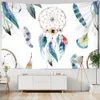 Tapisseries Dream Catcher Wind Chimes Tapestry Wall Hanging Ins Wind Simple Bohemian Hippie Bakgrund Väggdekor R230713