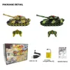 Carro elétrico/RC 2 PACK RC tanks 2.4G Fighting Battle Tanks com LED Life Indicators Realistic Sounds Remote Control Boy Toys For Kids Children 230713