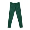 Calças Ativas Elf Green E Black Candy Stripes | Conjunto de leggings verticais finas para esportes fitness para mulheres academia