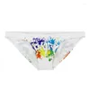 Mannen Badmode Mode Print Bikini Mannen Zwemmen Slips Sexy Badpak Zwembroek GreatAsia Man Surf Badpak Geen String