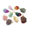 Подвесные ожерелья подвеска натуральные камни неровные аметисты розы Quartzs для женщин