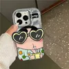 Top Designer Cartoon Anime Solglasögon PowerGirls Case iPhone 13 14 Pro Max 12 Mini 11 XS XR X 8 7 Plus Printed Back Cover Deluxe Full Coverage Protective Case