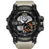 Reloj deportivo de marca SMAEL para hombre, relojes LED digitales impermeables informales para hombre, relojes de pulsera militares de regalo para hombre Dr280y