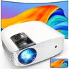 GooDee-projector 4K met WiFi en BT-ondersteuning, FHD 1080P miniprojector voor buitenactiviteiten, 5G-videoprojector voor thuisbioscoop Dolby