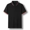 Męska Polos Top Grade Designer Designer Polo koszule dla mężczyzn Slim Fit Krótkie rękawe zwykłe swobodne topy Men Ubrania 2307713