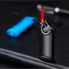 Turbine métallique à bouche d'aigle, briquet gonflable coupe-vent, flamme rouge, Butane haute puissance, sans gaz, accessoires pour fumer, petits outils Y7GH