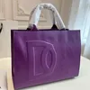 travel bags designer handbag luxury tote soft leather messenger bag Classic Solid Color Totes Bag Purple Green Purse 230714