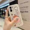 Cassa del telefono Per Xiaomi Redmi Nota 10 10s 10T 11 11T 5 6 7 8 8T 9 Pro Max 9s 9T 5G Cute Cartoon Peach Corgi Cane 3D Glutei Copertura L230619