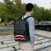 Backpack Casual Men Tidal Travel Student Schoolbag Fashion Checker Computer Bag Portable