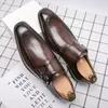 Британский стиль мужски для обуви бизнес -обувь для мужчины для сплит -кожа
