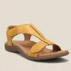 Sandales femmes chaussures d'été avec ruban magique et fond épais femmes plate-forme européenne plage taille 42 230713