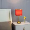 Tafellampen Nordic Moderne Lamp Binnenverlichting Woonkamer Slaapkamer Decor Stof Lampenkap Led Nachtkastje IJzer