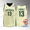 2023 FIBA ​​Australia Jersey Dante Exum Patty Mills Josh Giddey Joe Ingles Matthew Dellavedova Matisse Thybulle Nick Kay Jock Landale Duop Reath