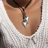 Tour de cou 2023 mode femmes Vintage bohème Double irrégulier amour coeur Y en forme de pendentif en cuir corde Lariat collier bijoux