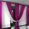 3M high 6M wide swags for backdrop party decoration background valance wedding backcloth stage curtain 10ft 20ft backdrop with s289k