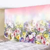 Tapisseries Plante et fleur décoration de la maison tapisserie Hippie Bohème tapisserie décorative tapis de yoga feuille de chambre Mandala canapé couverture R230713