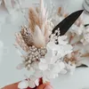 Vegetazione floreale finta Piccoli fiori secchi per artigianato Pampas Erba Fiore Bunny Tails Mini bouquet Forniture di nozze Boho Home Cake Decoration 230713