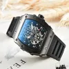 男性Watch2019 New2019 New2018 Fashion Skeleton Watches Whomens or Men Skull Sport Quartz Watch 2293r