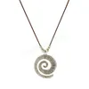 Creative Sweet Cool Big Spiral Conch Pendant Halsband Kvinnor Summer Boho Sexig justerbar kedja Holiday Y2K smycken Tillbehör