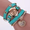 wengle ew 2017 fashion winding Leopard grain love Restoring ancient ways Hand catenary watch304l