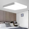Ceiling Lights 2023 LED Light 42W Living Room Bedroom Daily Lamp 48W Dimmable 3 Color Smart Home Decor Square Chandelier For Kitchen