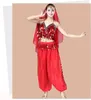 Scen Wear Wear Adult Bellydance Costumes For Women 3 Pieces Passar Belly Dance Costume Performance 3st Set Woman Dancing