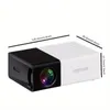 Portable Mini Movie Projector, TFT LCD Screen 1920x1080 Resolution With Huge Screen For Android/iOS/Windows/SD Card, Super Heat Dissipation